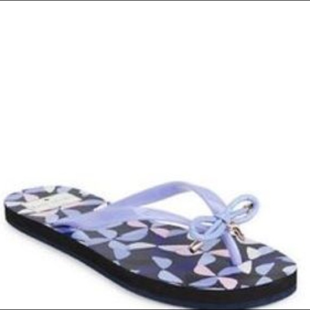 ONLY 1 LEFT- NWT Kate Spade Nova Lilac flip flops - Picture 2 of 6